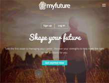 Tablet Screenshot of myfuture.edu.au